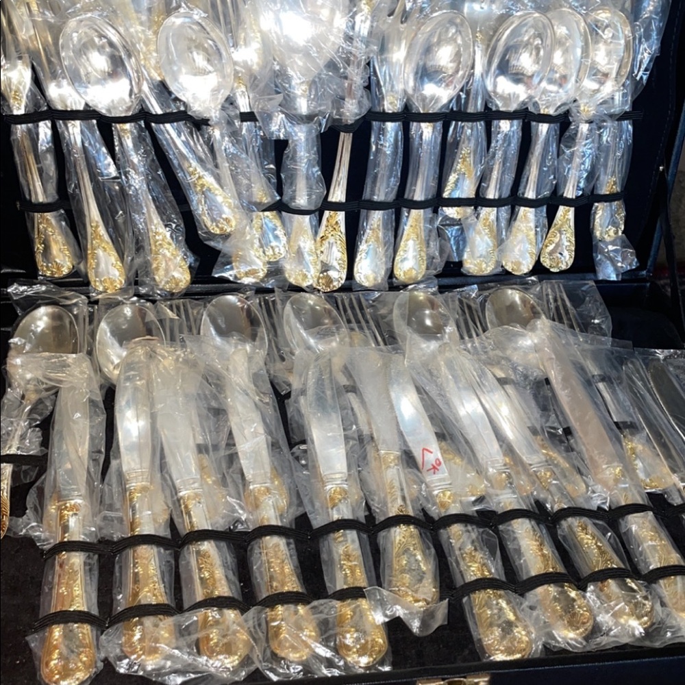 51 cutlery set from F.B Rogers silver never used over 30+ plus years old vintage